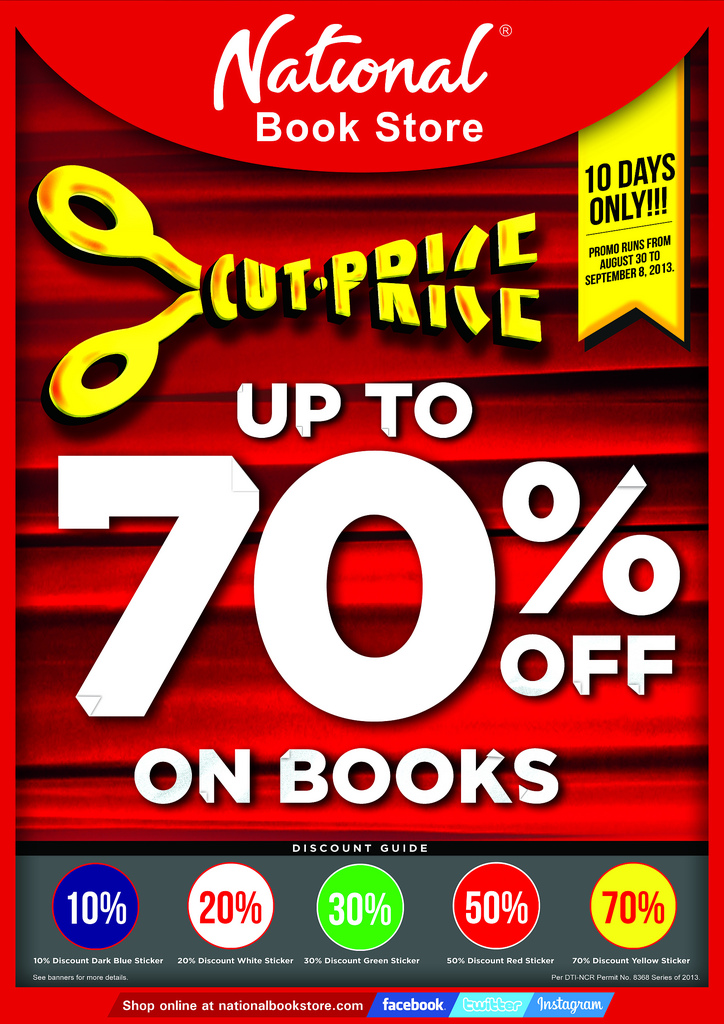 Read More, Spend Less at National Book Store’s Cut Price Book Sale