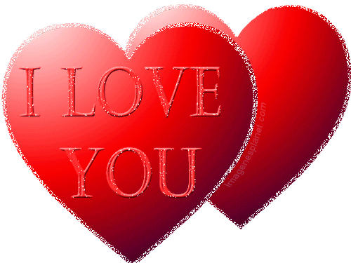 Dos corazones de amor con frases cortas