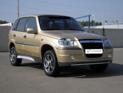 Цвета шевроле нива 2004