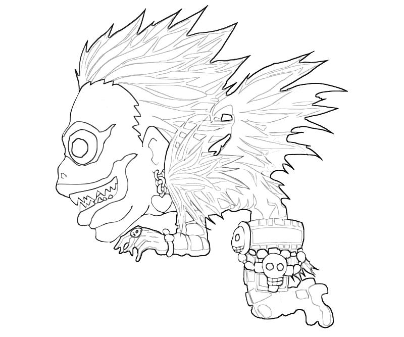 death note coloring pages - photo #30