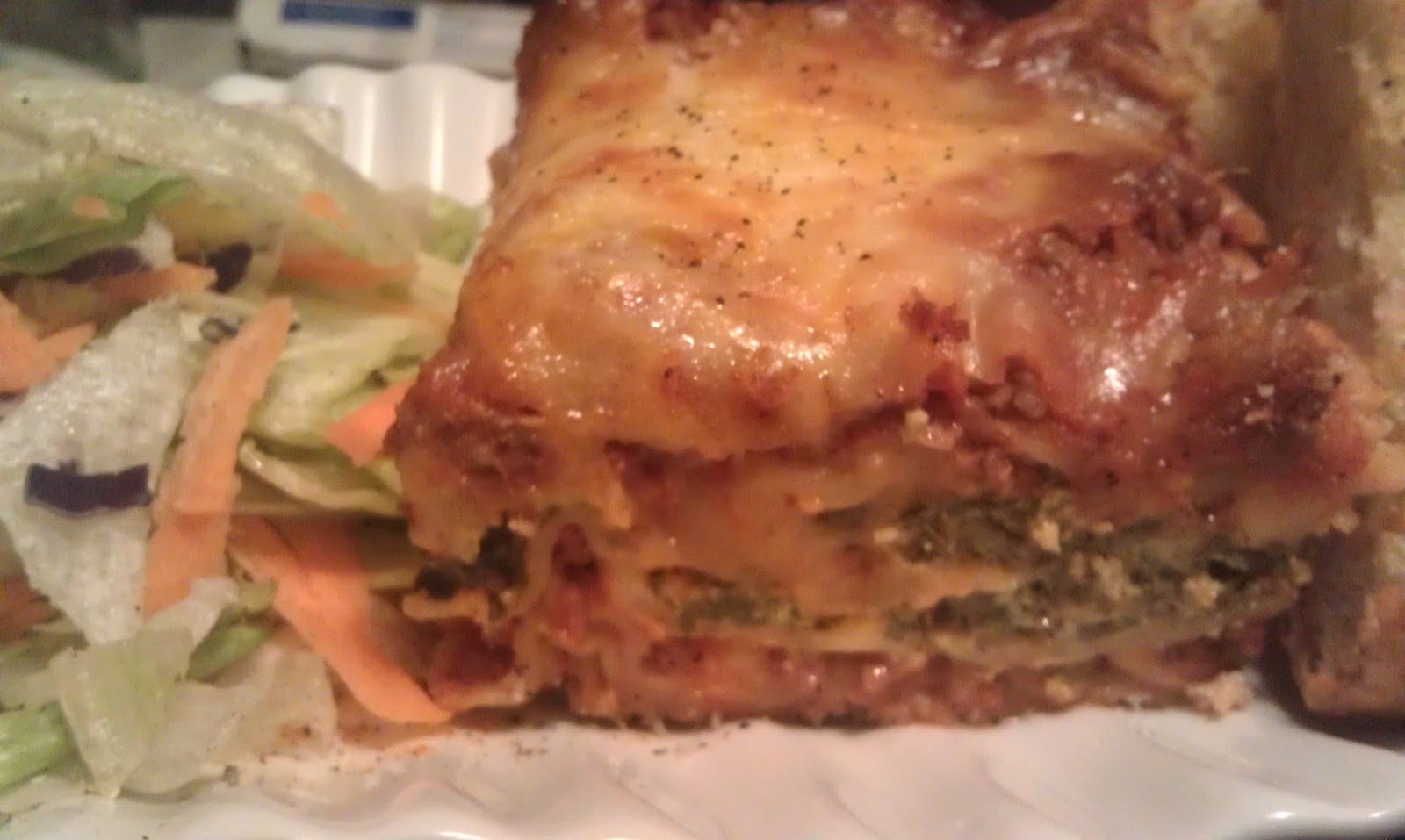 Food's Fan Club Baked Lasagna with Cream Cheese Filling
