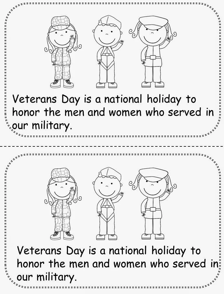Beautiful Veterans Day Printables For Elementary Students Landscape Collection