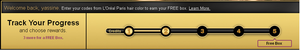 Echantillon gratuit Une coloration cheveux de  l'Oreal