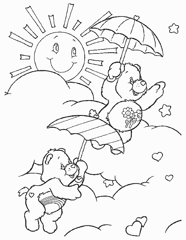 Coloring Pages Fun: Care Bear Coloring Pages