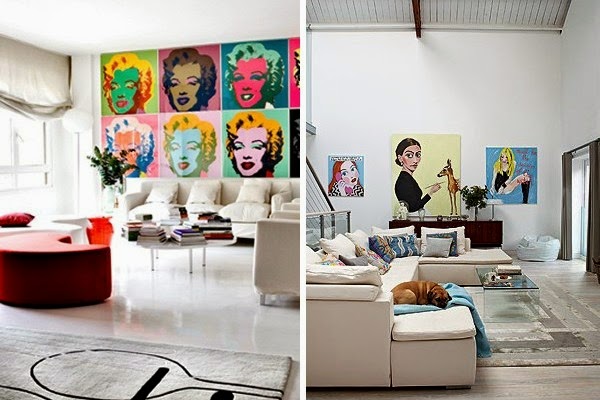 Desain Pop Art Di Ruang Keluarga Rumah Minimalis Sederhana Desain Pop Art Di Ruang Keluarga Rumah Minimalis Sederhana