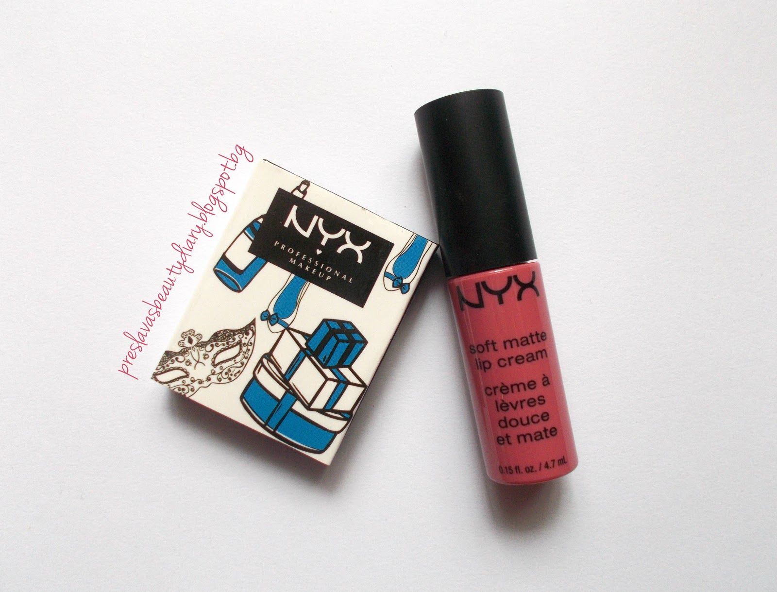 Preslava\'s Beauty Diary: Review:NYX Soft Matte Lip Cream & Eyeshadow #Milan  (EN)