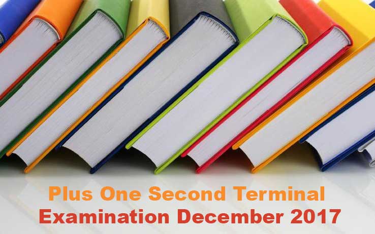 Plus One 2nd Terminal Examination TimeTable December 2017