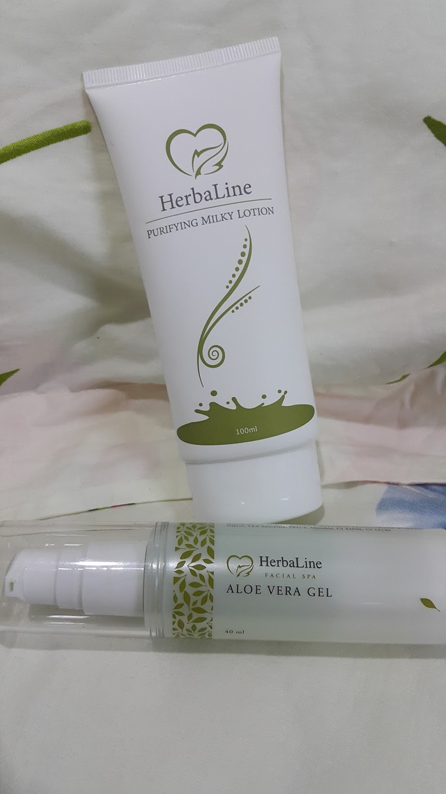 Vivien's Lifelog [Skincare] HerbaLine Purifying Milky Lotion & Aloe