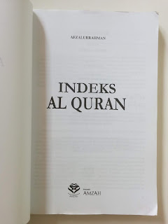 Indeks Al Quran Penulis Afzalurrahman