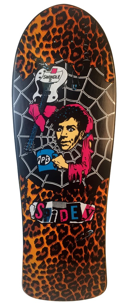 Pocket Pistols Spidey Swindle II Skateboard Deck Santa Cruz