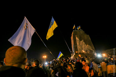 Падение Ленина в Харькове