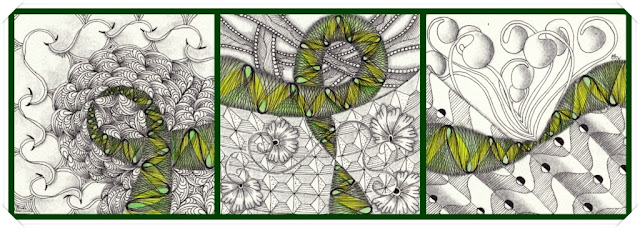 LonettA_Tangle-Mosaic-Project #8_Single Tiles_ElaRieger