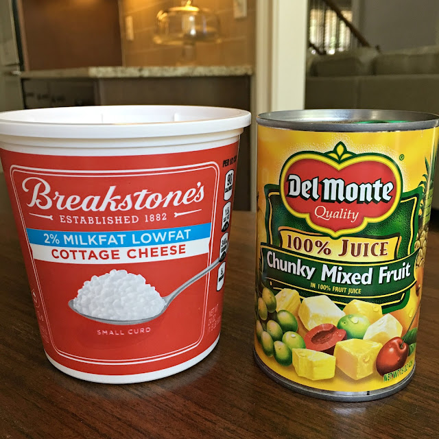 Sweet Little Bluebird Cottage Cheese Fruit Salad