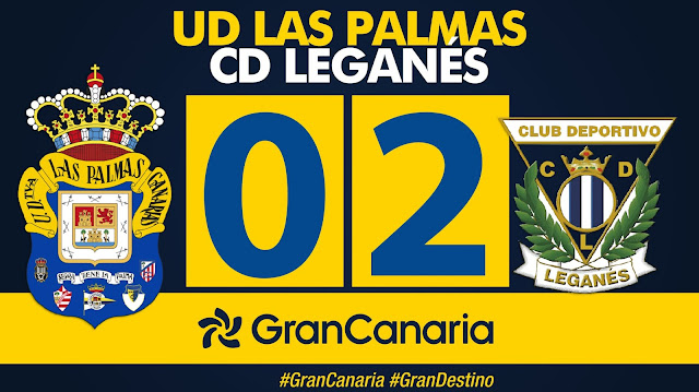 Marcador final UD Las Palmas 0-2 CD Leganés Marcador final UD Las Palmas 0-2 CD Leganés