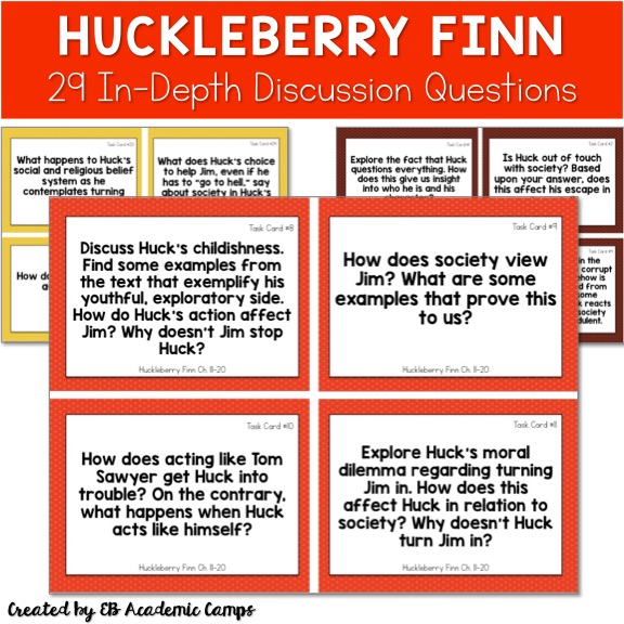 Huckleberry Finn Bulletin Board EB Academic Camps