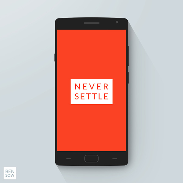 Smartphone & Tablet Mockup PSD Terbaru Gratis - OnePlus 2 PSD Mockup V2