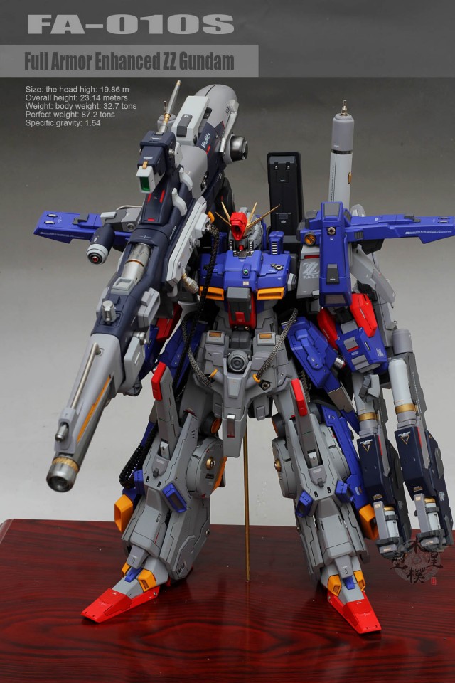 Custom Build: 1/72 FA-010S Full Armor ZZ Gundam [Detailed]