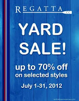 Manila Shopper Regatta Yard Sale up to 70 off July 2012