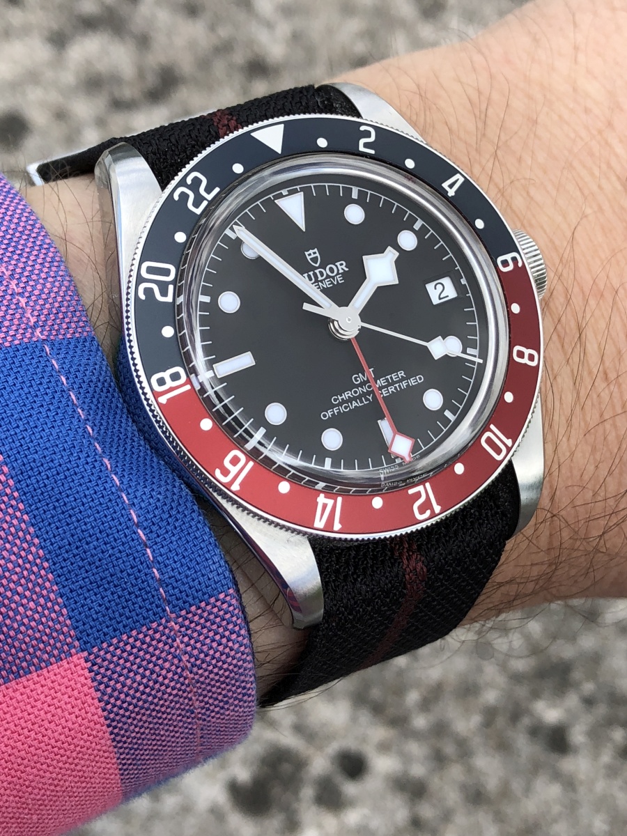 Tudor Black Bay GMT Snowflake Pepsi Fullset 79830RB de 2018 by Mostra