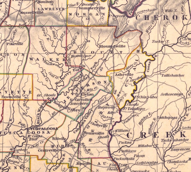 Alabama Yesterdays What Happened to Old Tuskaloosa Road?