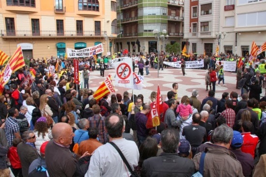 Manifestació a Tortosa contra la corrupció