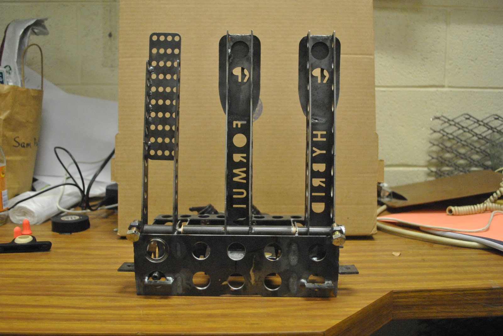 Rensselaer Formula Hybrid Racing Pedal Box and Other Progress