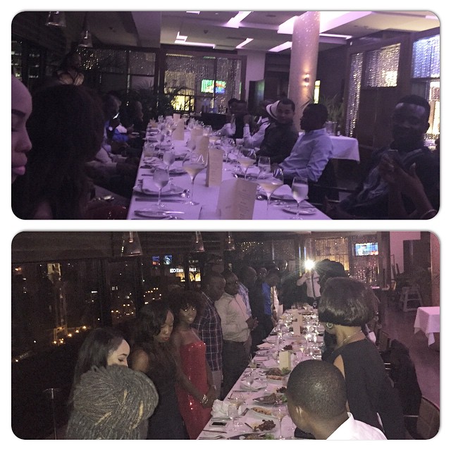 Photos From Footballer Kalu Uche And Wife's 4th Wedding Anniversary Dinner