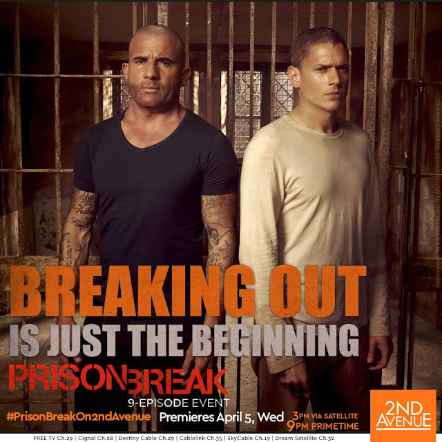 The allnew PRISON BREAK returns exclusively on 2nd Avenue. 