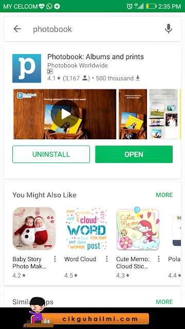 Download Apps Photobook Malaysia di Google Playstore
