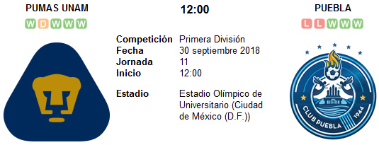 Pumas UNAM vs Puebla en VIVO Pumas UNAM vs Puebla en VIVO