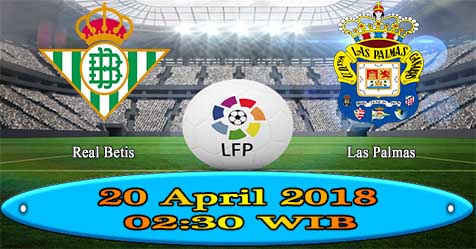 Prediksi Bola855 Real Betis vs Las Palmas 20 April 2018 Prediksi Bola855 Real Betis vs Las Palmas 20 April 2018