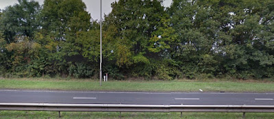 View of Hatfield Road showing approximate location of MI5 photograph above. View of Hatfield Road showing approximate location of MI5 photograph above.