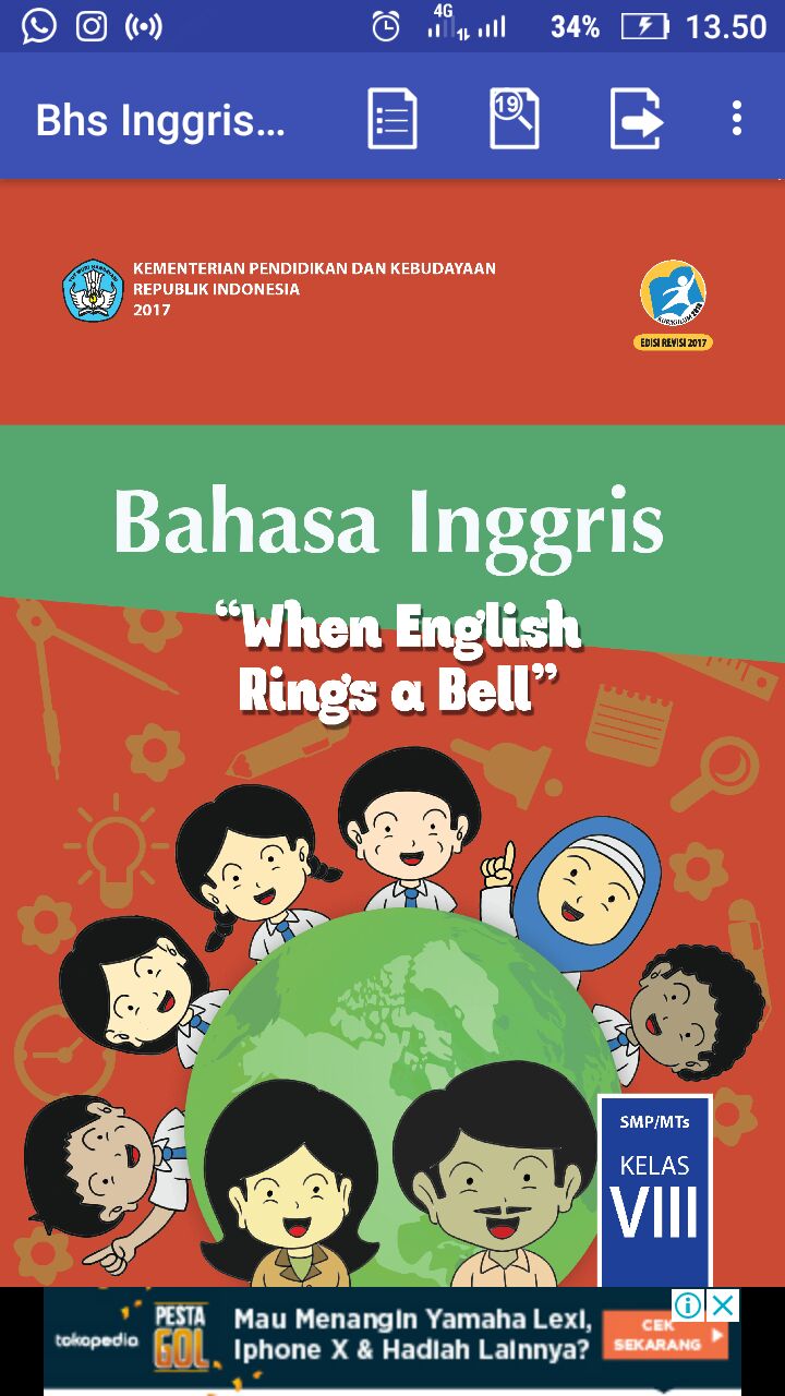 Materi bahasa inggris kelas 9 kurikulum 2013 revisi 2018