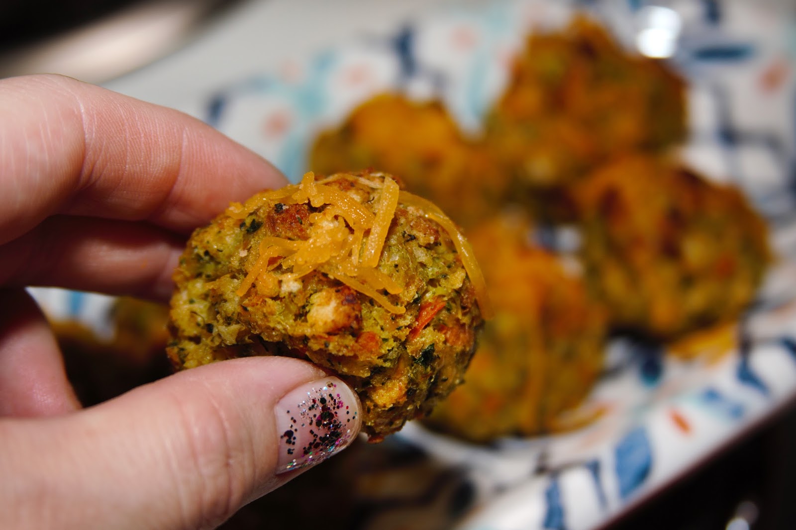 For the Love of Food Broccoli Cheese Soup Poppers