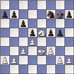 Partida de ajedrez Max Adolf Albin - Esteve Puig i Puig, posición después de 26…g5