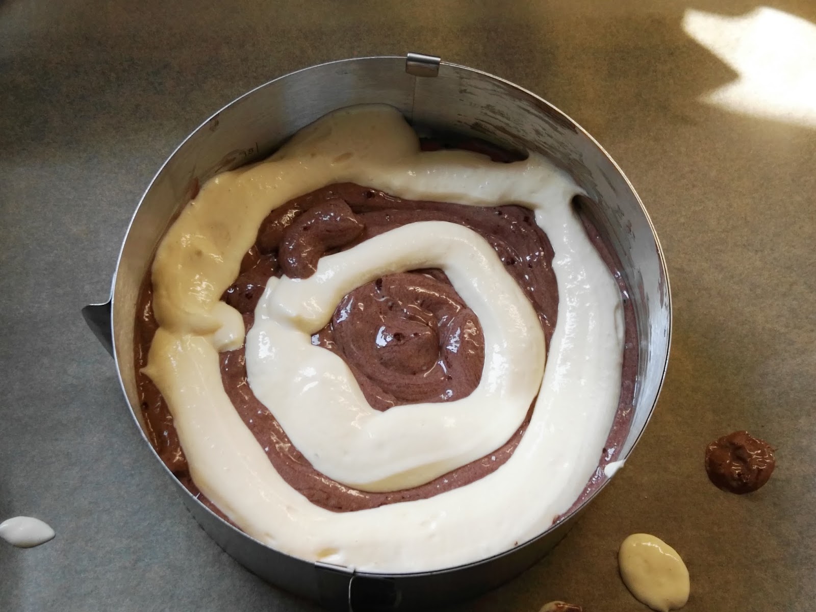 Leichter Marmor Käsekuchen