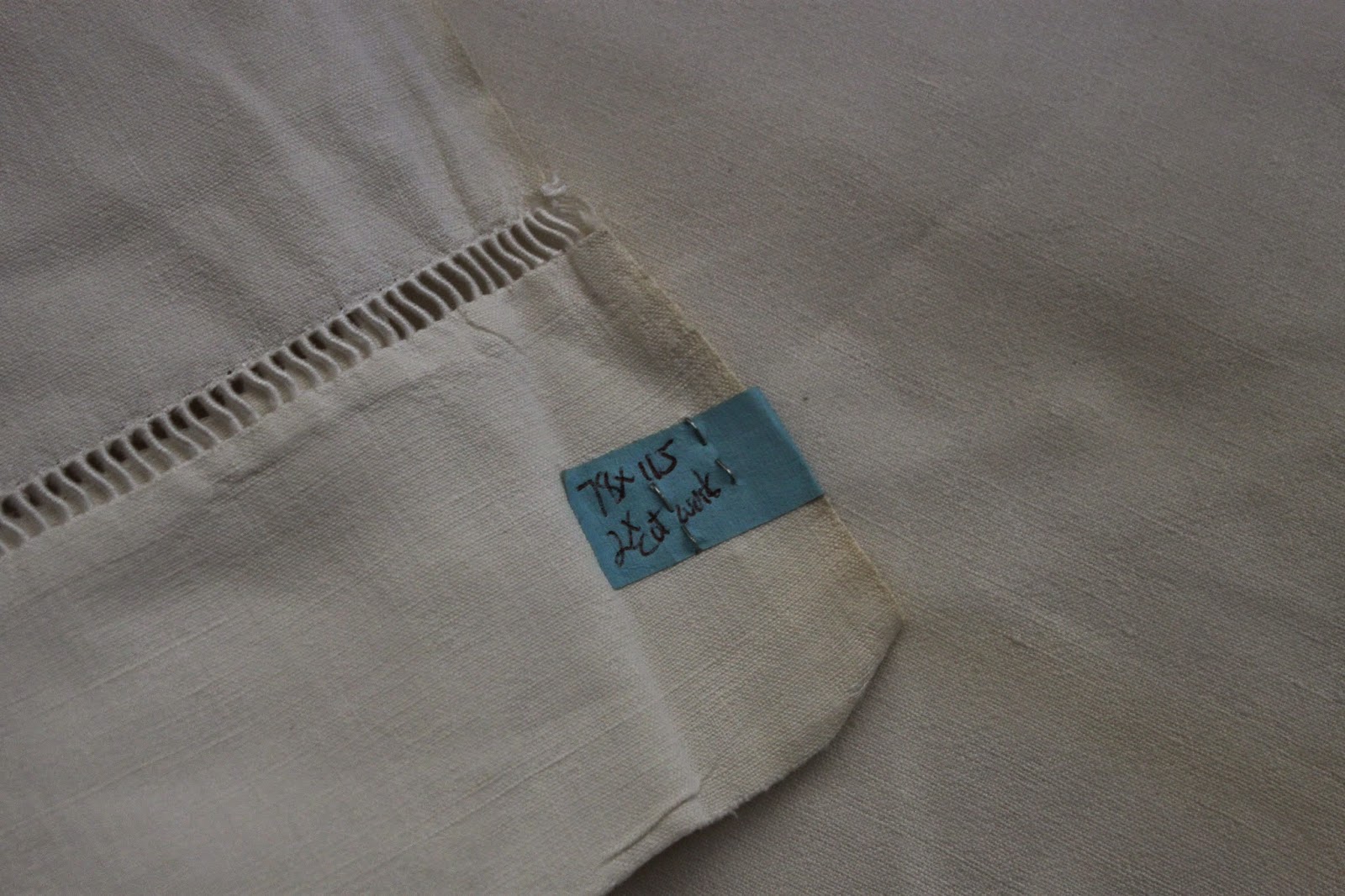 Pat's Addition French Sheets, French Seams