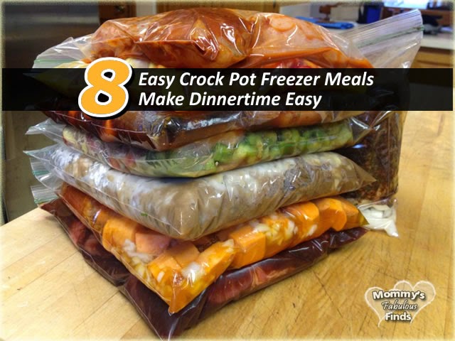 Ideas & Products: 8 Easy Crock Pot Freezer Meals Recipes