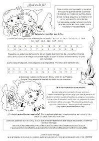La Catequesis El Blog De Sandra Explicación Sencilla Qué Es La Fe Para Los Niños