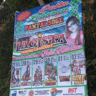 LARASATI Live Pantai Soge Pacitan Idul Fitri 1 Juli 2017