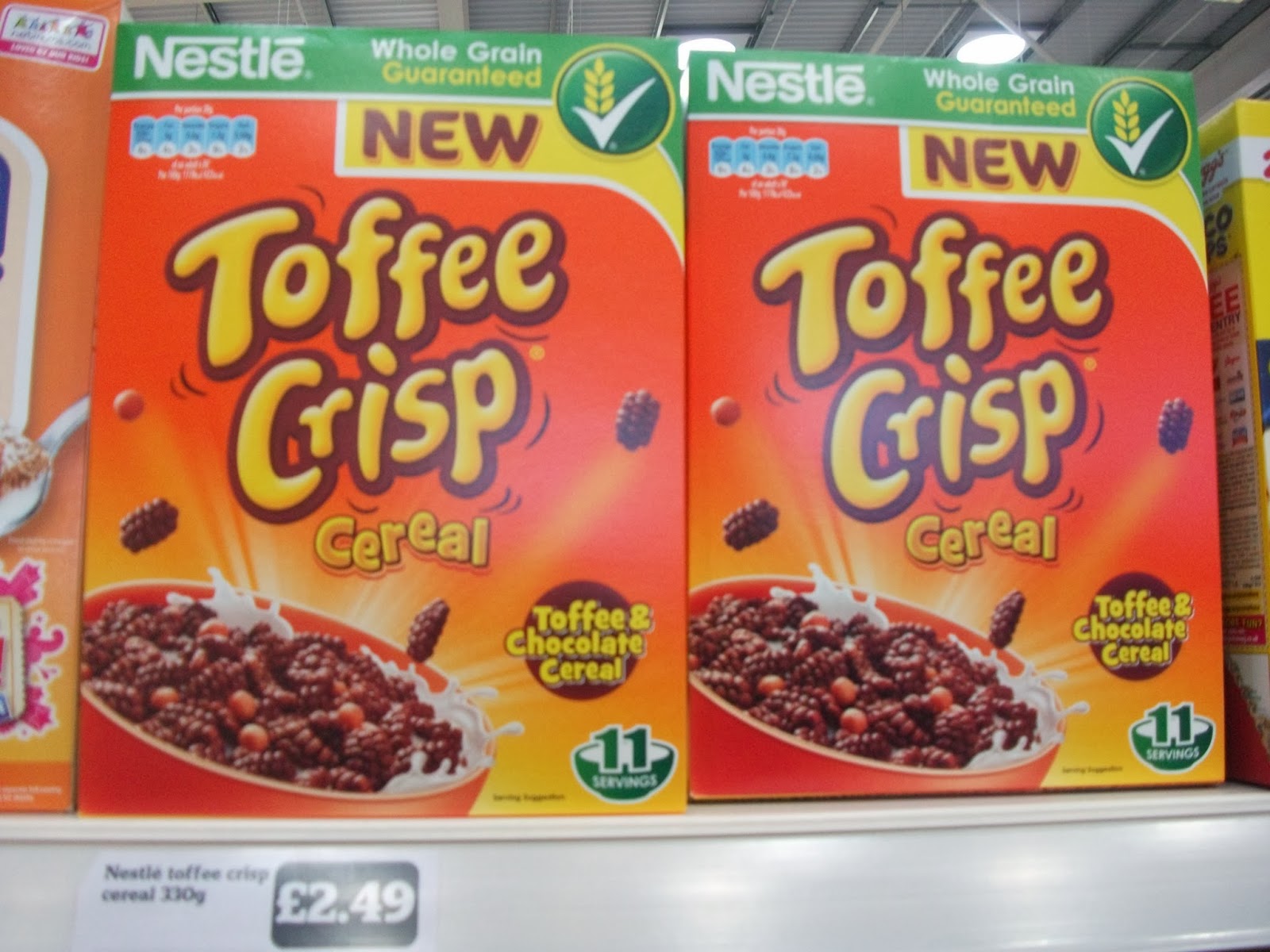 nestle toffee crisp cereal