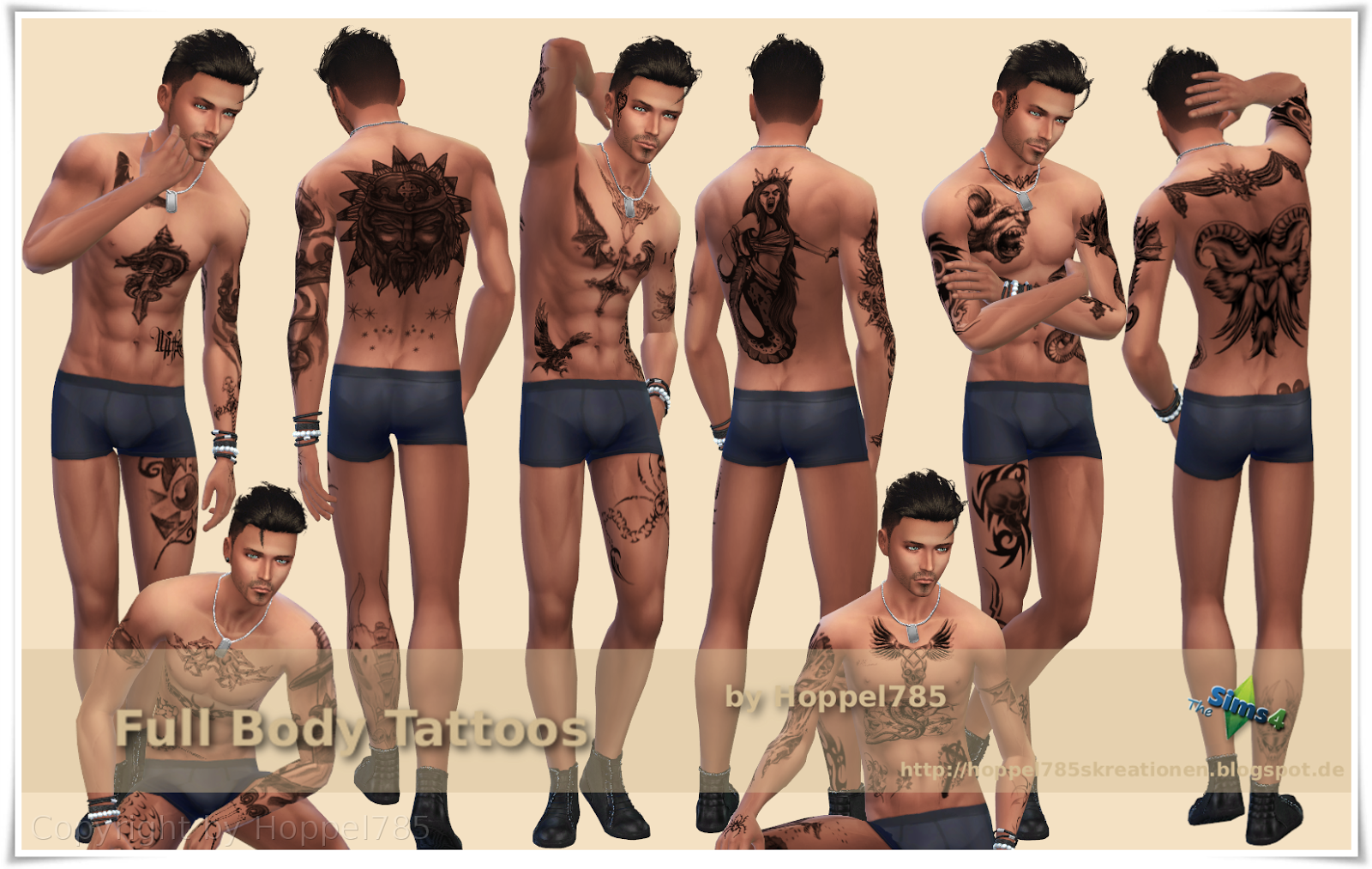  The Sims 4:  Татуировки - Страница 2 1