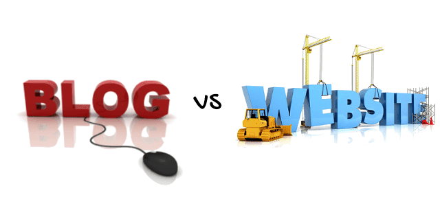 Difference between blogs and websites
