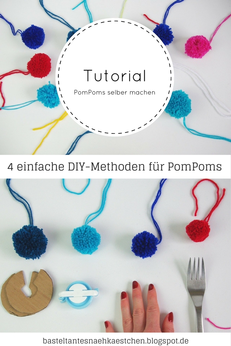 4 einfach DIY Merthden für Pompoms selber machen von Basteltantes Nähkästchen ♥ Ein Nähblog 4 einfach DIY Merthden für Pompoms selber machen von Basteltantes Nähkästchen ♥ Ein Nähblog