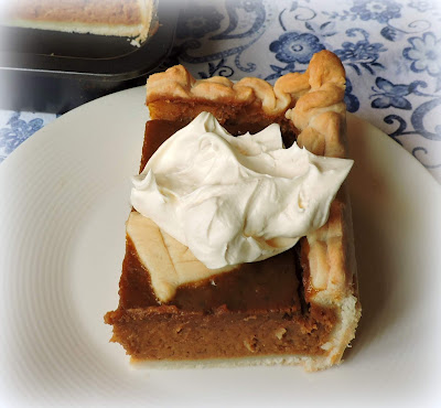 Sheet Pan Pumpkin Pie