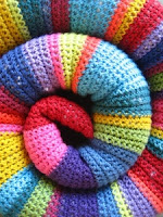 Tejido al crochet Tejidos de colores