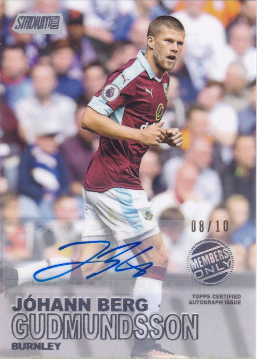 2016-17 Stadium Club English Premier League Team Marks #TM-7 Jermain Defoe