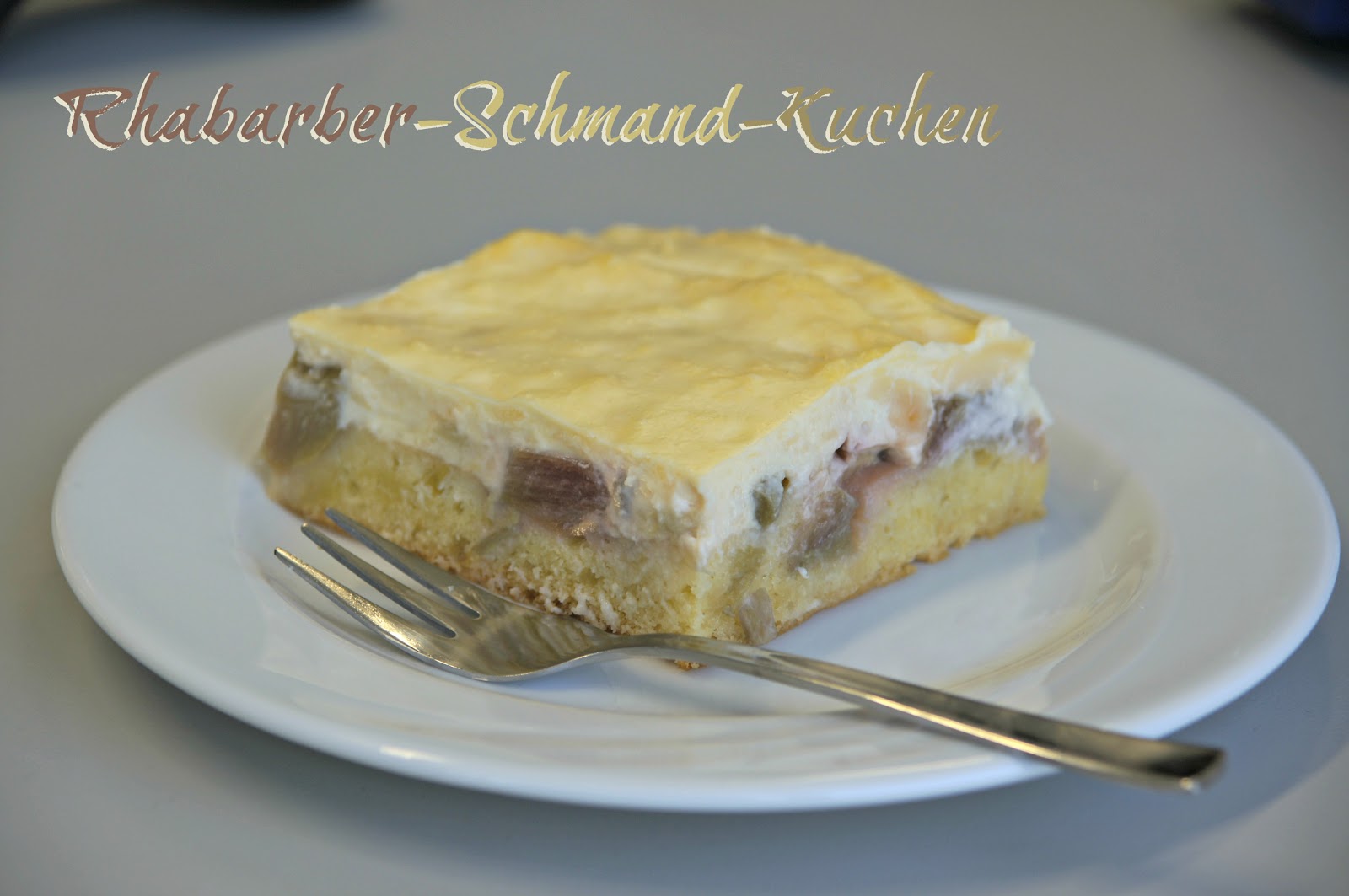 Kochliebe: Rhabarber-Schmand-Kuchen