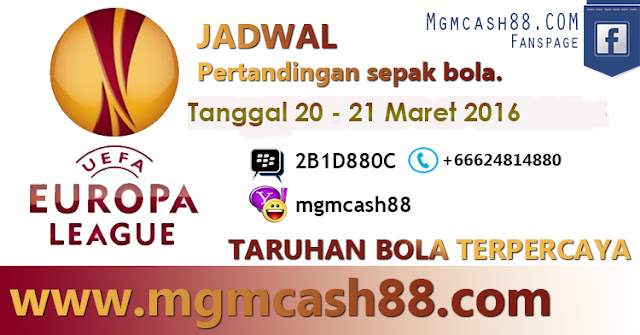 Jadwal Pertandingan Hari Ini - MGMCASH88