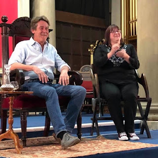 Catherine Curzon and Adrian Lukis